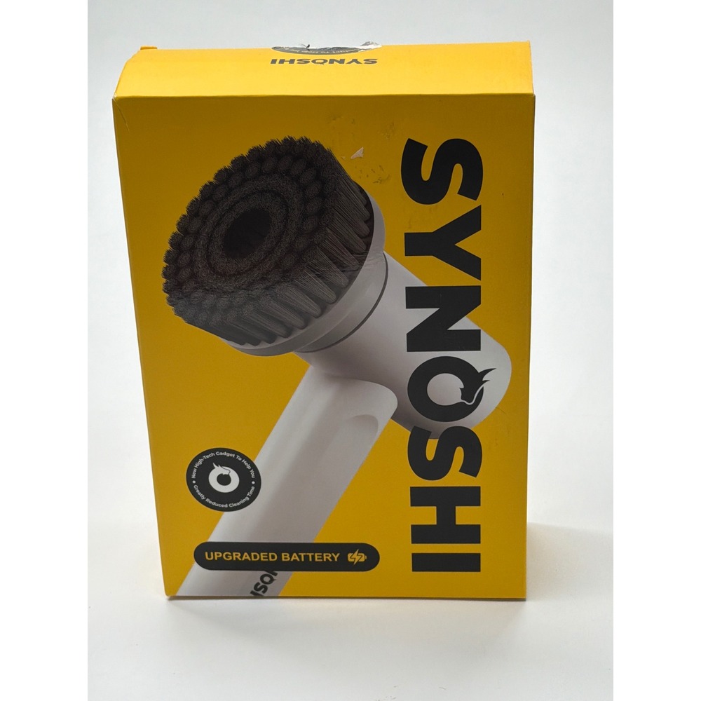 Synoshi Power‎ Spin Scrubber Cordless Electric Cleaning Brush Waterproof New Box